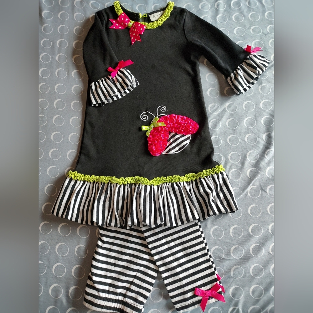 Rare Too ladybug outfit sz 4